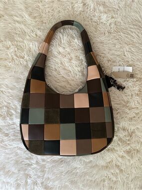 NWT Coach Coachtopia Alter Ego Crescent Leather Hobo Bag - Multicolor multi 7&6